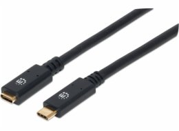 Manhattan USB-C - USB-C kabel 1 m černý (355681)