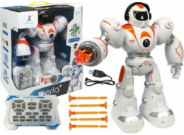 Dálkově ovládaný R/C robot Lean Sport střílí rakety