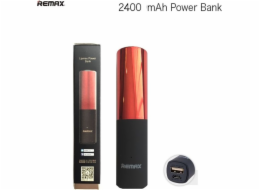 Remax Powerbanka Powerbanka Remax LipMax 2400mAh - Lupdažis, Raudonas