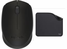 Logitech Myš M171 černá (910-004424) + řada Studio - grafitová (956-000049)