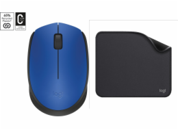 Logitech Myš M171 modrá (910-004640) + řada Studio - grafitová (956-000049)