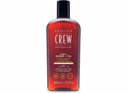 American Crew 3v1 Zázvor + Čaj šampon + sprchový gel + kondicionér v jednom 450ml
