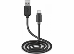 SBS Mobile USB kabel USB-A - USB-C 3 m černý