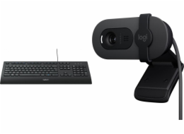 Klávesnice Logitech K280e (920-005217) + Brio 100 (960-001585)