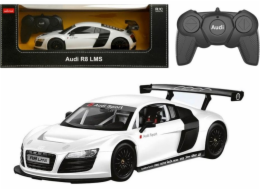Rastar RC sportovní auto 1:18 na dálkové ovládání Audi R8 bílé barvy