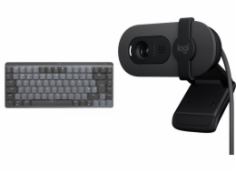 Logitech&nbsp;Mechanická&nbsp;mini&nbsp;klávesnice&nbsp;MX&nbsp;(920-010782)&nbsp;+&nbsp;Brio&nbsp;100&nbsp;(960-001585)