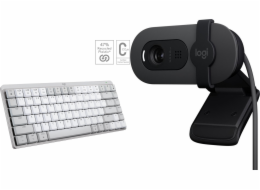 Logitech Mechanická mini klávesnice MX pro Mac (920-010799) + Brio 100 (960-001585)