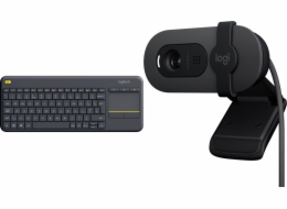Klávesnice Logitech K400 Plus (920-007145) + Brio 100 (960-001585)