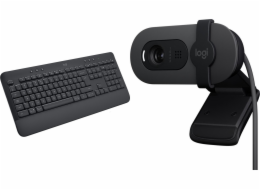 Klávesnice Logitech K650 Signature Keyboard (920-010945) + Brio 100 (960-001585)