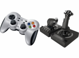 Logitech Bezdrátová podložka F710 (940-000145) + G X56 Hotas (945-000059)