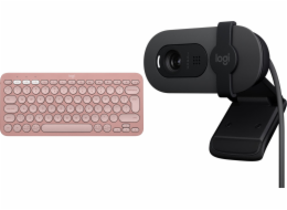 Klávesnice Logitech Pebble Keys 2 K380s (920-011853) + Brio 100 (960-001585)