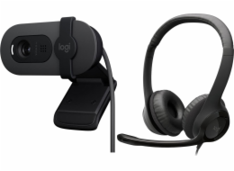 Webová kamera Logitech Brio 100 (960-001585) + H390 (981-000406)