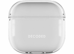 Decoded Silicone Aircase - silikonové ochranné pouzdro pro AirPods 4. generace. (průhledný)