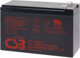 CSB Olověný akumulátor 12V 460W@5min Pb AGM VRLA