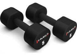 HMS HPT05 polyuretanové činky 2 x 5 kg