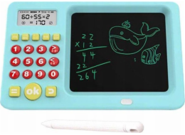 Xrec Kreslicí tablet LCD tabule 5,2'' barevná kreslicí tabule + kalkulačka / modrá