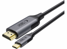 Tech-Protect Kabel UltraBoost, typ C na HDMI 2.0, 4K 60HZ, 180 cm, černý