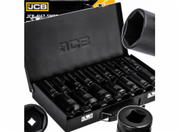 Sada hlubokých rázových nástavců 1/2 16 ks. (6stranný) (10-36mm)