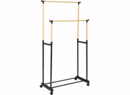 WOODY dvojitý věšák na šaty, 86 x 42 x 165 cm