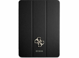 Pouzdro na tablet Guess Guess GUIC12PUSASBK Apple iPad Pro 12.9 2021 (5. generace) Obal knihy Black Saffiano Collection