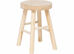 Dřevěný taburet NYAR, O 28 cm