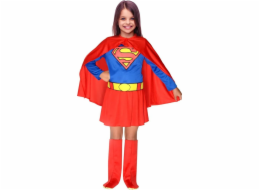 Ciao Kostým Supergirl (šaty, plášť, pásek a látkové boty) - 8-10 let