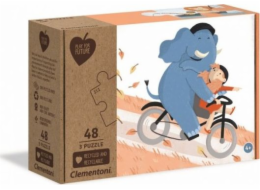 Clementoni Puzzle 3x48 Hraj pro budoucnost Buď můj kamarád