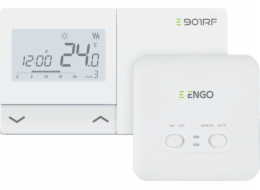 Salus E901RF - Bezdrátový, elektronický regulátor teploty - týdenní, ENGO.+ BON (DWZ)