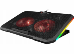 Rampage Chladicí podložka pod notebook AD-RC12 GameZone 5-17 RGB, nastavitelná