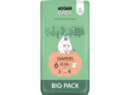 MOOMIN Baby, Pleny 6 JUNIOR (12-24kg), 51 ks. EKO VELKÉ BALENÍ