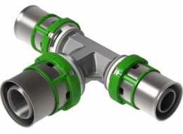 Comap Redukční T-kus MultiSkin s lisovacím uchycením, mosaz/cínovaný, 26x26x16