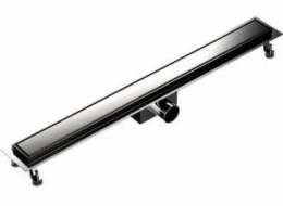 SpiroFlex 600 liniový sprchový žlab AQUA STEEL LA s leštěným roštem SZGM (S)