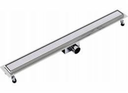 SpiroFlex 700 liniový sprchový žlab AQUA STEEL LA s leštěným roštem SZGM (S)