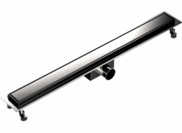 SpiroFlex 500 liniový sprchový žlab AQUA STEEL LA s leštěným roštem SZGM (S)