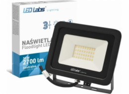 V-TAC LED reflektor FLOODLIGHT 30W 2550lm 4000K IP65 neutrální bílá NW černá 3 roky záruka LED LabsFAROFORM