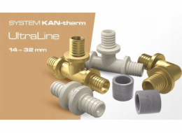 KAN-therm Mosazné T-kusy GW ultraLINE - 25 Rp3/4KAN-THERM