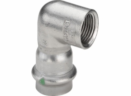 Viega Koleno 90° s nerezovou ocelí SC 18 x 1/2 - rez / lesklá Trubková spojka