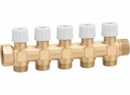 Rozdělovač s uzavíracími ventily 3/4X 5 23 str.1,5 GZ