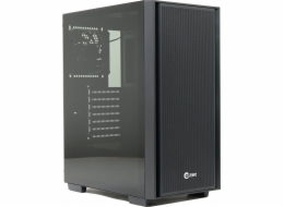 Zenpc Počítačová skříň Flow TG Black 4x Fander P12 PWM PST