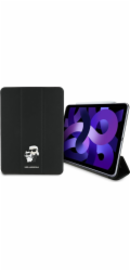 Karl Lagerfeld KLFC11RM24SAKCK iPad Air 11 2024 Obal knihy černá/černá Saffiano Magnetic Karl & Choupette