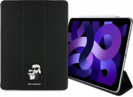 Karl Lagerfeld KLFC13RM24SAKCK iPad Air 13 2024 Obal knihy černo/černý Saffiano Magnetic Karl & Choupette