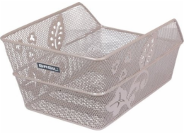BASIL CENTO FLOWER ZADNÍ KOŠÍK, ocel, nahá metalíza (NOVINKA 2025)