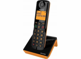 Alcatel S280 ČERNÁ/ORANŽOVÁ - DECT TELEFON