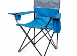 Genway KEMPOVÁ ŽIDLE PLATINET ČALOUNĚNÁ 55x55x44/90 CM MODRÁ [46136]