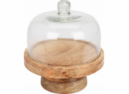 Home Styling Collection Stojan na dort z mangového dřeva, O 19 cm