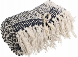 Home Styling Collection Bavlněný přehoz z melanže, 130 x 170 cm