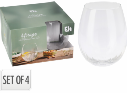 LSA Sada vypouklých sklenic, 440 ml, 4 ks.