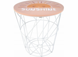 Home Styling Collection Dětský stůl s úložným prostorem, O 30 cm