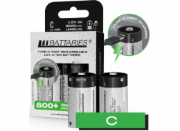 LiiBateries LIIBATTARIES LI-ON BATERIE TYPU C 2 ks