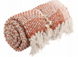 Home Styling Collection Bavlněný přehoz z melanže, 130 x 170 cm